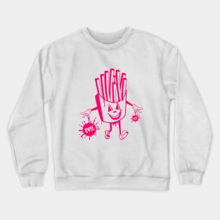 Evil french fries Crewneck Sweatshirt